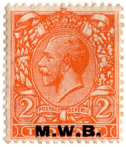 (I.B) George V Commercial Overprint : Metropolitan Water Board