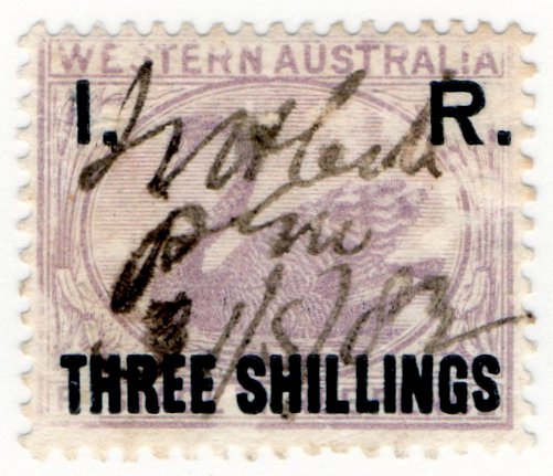 (I.B) Australia - Western Australia Revenue : IR 3/-