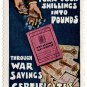 (I.B) Cinderella Collection : War Savings (Shillings into Pounds)