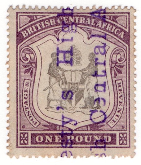 (I.B) Rhodesia/British Central Africa Revenue : Duty &Acirc;&pound;1