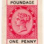 (I.B) QV Revenue : Postal Order Poundage 1d