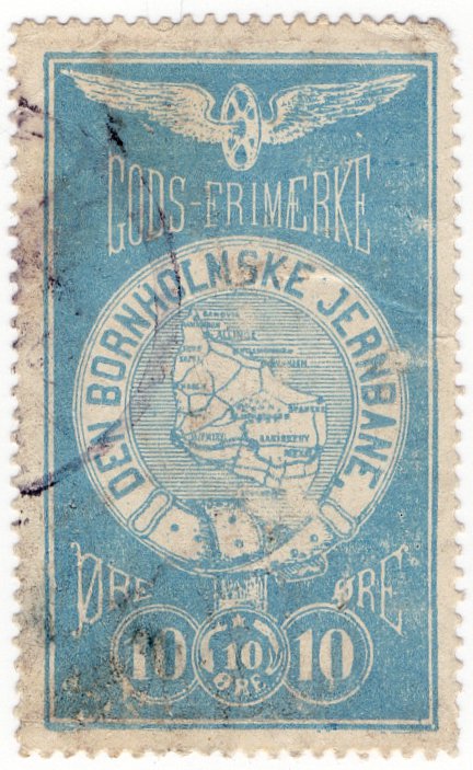 (I.B) Denmark Railway : Bornholmske Jernbane Parcels 10 &Atilde;�re