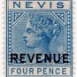 (I.B) Nevis Revenue : Duty Stamp 4d