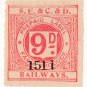 (I.B) South Eastern & Chatham & Dover Railways : Farm Produce 9d