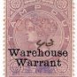 (I.B) Ceylon Revenue : Warehouse Warrant 50c