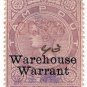 (I.B) Ceylon Revenue : Warehouse Warrant 50c