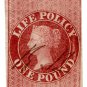 (I.B) QV Revenue : Life Policy &Acirc;&pound;1 (1869)