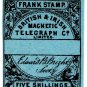 (I.B) British & Irish Magnetic Telegraph Company 5/- (watermarked paper)