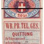 (I.B) Austria Telegraphs : Vienna Private Telegraphs 20kr