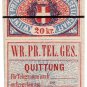 (I.B) Austria Telegraphs : Vienna Private Telegraphs 20kr
