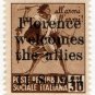 (I.B) Italy Postal : 30c Brown (Florence Welcomes the Allies overprint 1944)