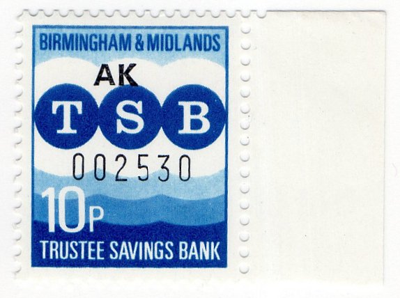 (I.B) Elizabeth II Revenue : Birmingham & Midlands Municipal Bank 10p (TSB)