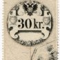 (I.B) Austria/Hungary Revenue : Stempelmarke 30kr