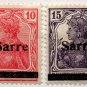 (I.B) Germany Postal : Saar Overprints