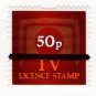 (I.B) Elizabeth II Revenue : TV Licence Savings Stamp 50p