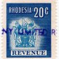 (I.B) Rhodesia Revenue : Duty Stamp 20c