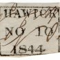 (I.B) QV Postal : Postmark Collection (Hawick 1844)