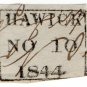 (I.B) QV Postal : Postmark Collection (Hawick 1844)
