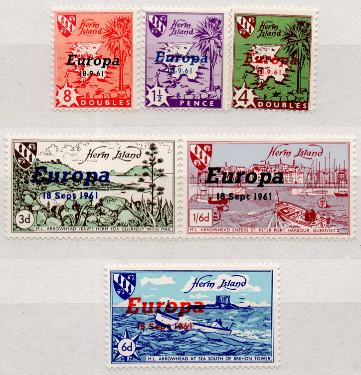(I.B) Cinderella Collection : Herm Island Europa Collection (1961)