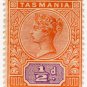 (I.B) Australia Postal : Tasmania &Acirc;&frac12;d (1892)