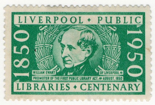 (I.B) Cinderella Collection : Liverpool Libraries Centenary (1950)