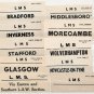 (I.B) London Midland & Scottish Railway : Parcel Label Collection