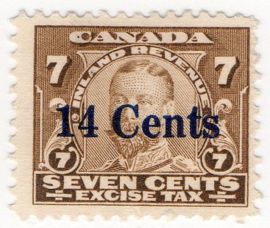 (I.B) Canada Revenue : Excise Duty 14c on 7c OP