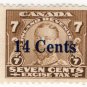 (I.B) Canada Revenue : Excise Duty 14c on 7c OP