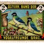 (I.B) Austria Cinderella : Graz Vogelfreunde (Wild Bird Charity)