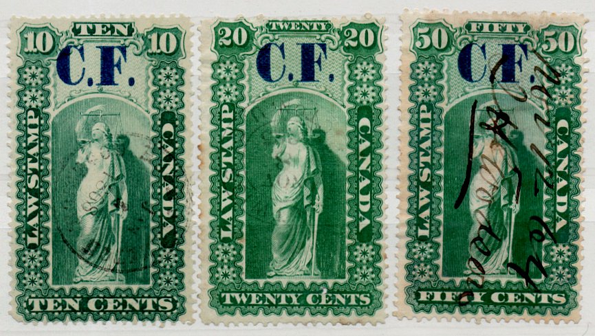 (I.B) Canada Revenue : Ontario Law Stamp (Consolidated Fund)