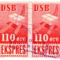 (I.B) Denmark State Railway : Parcels 110 Øre (Express)