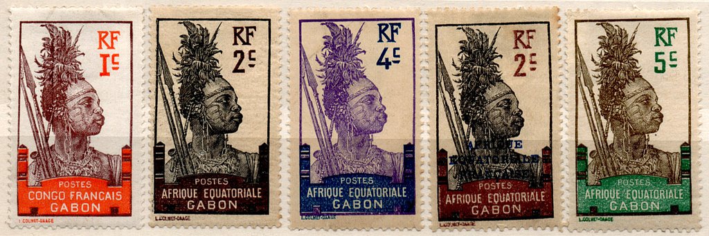 (I.B) France Colonial Postal : Gabon Collection