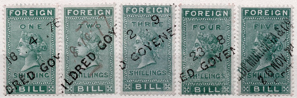 (I.B) QV Revenue : Foreign Bill Collection (lower values)