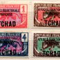 (I.B) France Colonial Postal : Chad Overprint Collection