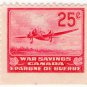 (I.B) Canada Revenue : War Savings Stamp 25c (Bomber)