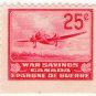 (I.B) Canada Revenue : War Savings Stamp 25c (Bomber)