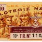 (I.B) France Cinderella : National Lottery Ticket (1945)