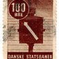 (I.B) Denmark Railway : Parcel Stamp 100 &Atilde;�re