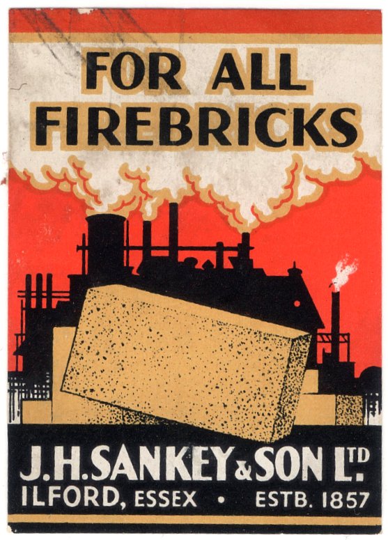 (I.B) Cinderella Collection : Sankey Firebricks (Ilford)