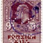 (I.B) Edward VII Revenue : Foreign Bill 9d (KS & Co perfin)