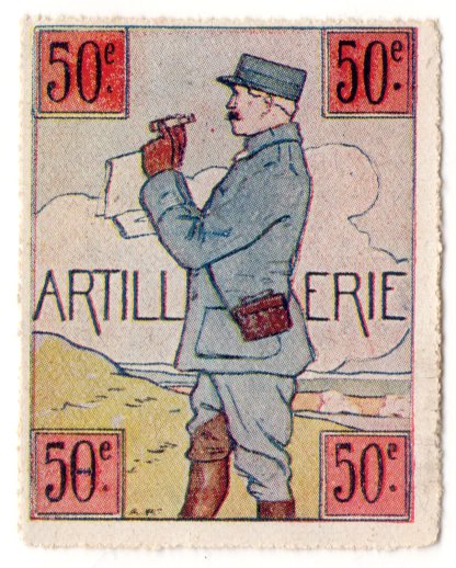 (I.B) Cinderella : Delandre Great War Regiments - 50th Artillery