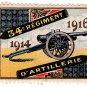 (I.B) Cinderella : Delandre Great War Regiments - 34th Artillery Regiment