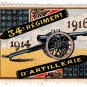 (I.B) Cinderella : Delandre Great War Regiments - 34th Artillery Regiment