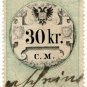 (I.B) Austria/Hungary Revenue : Stempelmarke 30kr (CM)