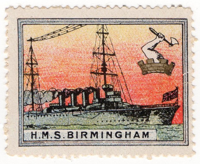 (I.B) Cinderella : Delandre Great War Ships - HMS Birmingham