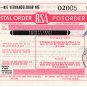 (I.B) South Africa Revenue : Postal Order 20c (Swaziland Overprint)