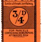 (I.B) Dundee & Arbroath Joint Railway (LMS) : Newspaper Parcel ¾d