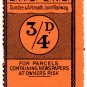 (I.B) Dundee & Arbroath Joint Railway (LMS) : Newspaper Parcel &Acirc;&frac34;d