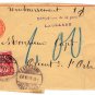 (I.B) Switzerland Postal : Newspaper Wrapper 15c (Lausanne 1888)