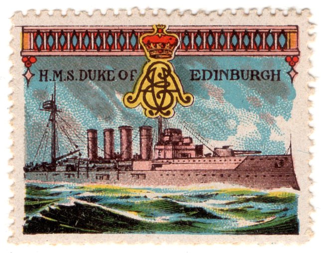 (I.B) Cinderella : Delandre Great War Ships - HMS Duke of Edinburgh